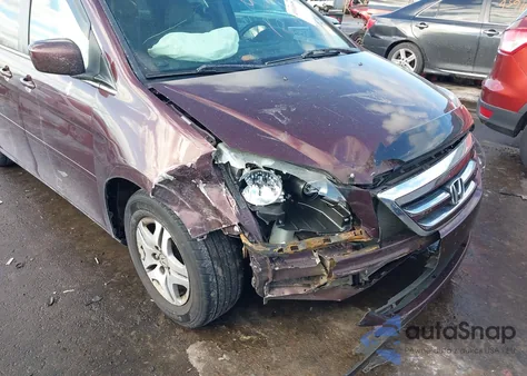 2007 Honda Odyssey Ex-L from USA, damaged, VIN 5FNRL38717B448499